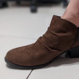 G. H. Bass & Co "Erica" Ankle Booties Brown